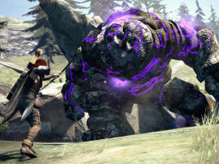 Purple man giant monster rpg - a purple light free wallpaper