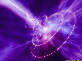 Purple blue spiral design lightning - effect free wallpaper