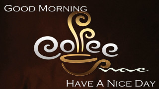 Coffee cup swirly good morning 3 - nice free wallpaper