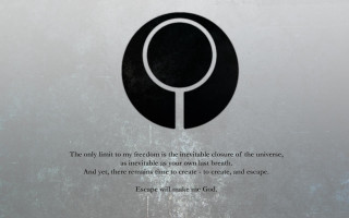 Black white quote limit feelings - mass effect free wallpaper