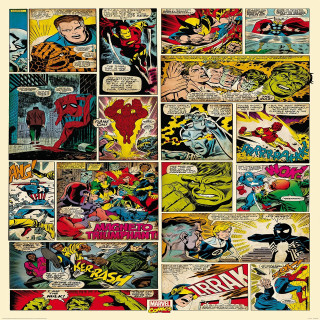 Comic page characters background comics - a page free wallpaper