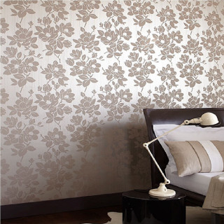 Bed lamp nightstand flowerwall cowrug - a wall free wallpaper