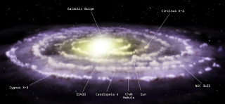 Spiral galaxy stars names side - a spiral galaxy free wallpaper