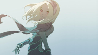 Woman long hair scarf around - long hair and a scarf free wallpaper