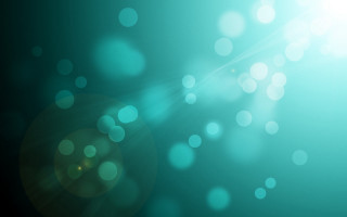 Blurry blue background circles light 4 - circle of light free wallpaper