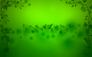Green background leaves vines nature - a green background free wallpaper