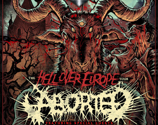 Horned animal demon concert poster - adolf born free wallpaper