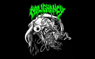 Black green shirt demon face - a picture of a demon free wallpaper