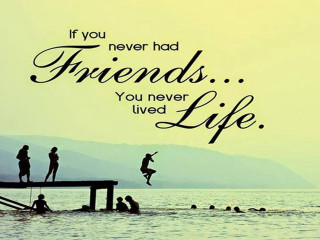 Dock jump friends beach silhouette - friend free wallpaper