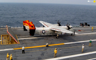 Fighter jet aircraft carrier ocean - free airplane wallpaper