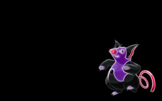 Purple black cat red circle - its neck free wallpaper