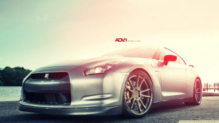 Silver sports car water body - andrew law free wallpaper