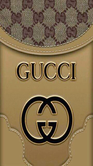 Gucci phone case gold logo - digital free wallpaper
