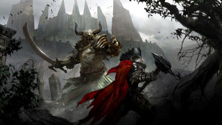 Man red cape sword demon 2 - a sword next free wallpaper