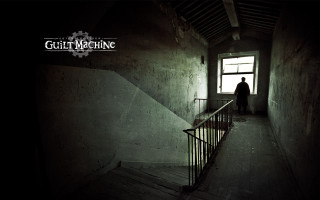 Man stairwell dark room window - altermodern free wallpaper