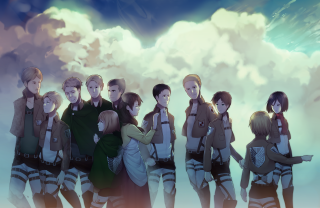 Group people cloudy sky background - antipodean free wallpaper