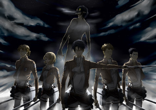 People sky clouds sword group 2 - concept art free wallpaper