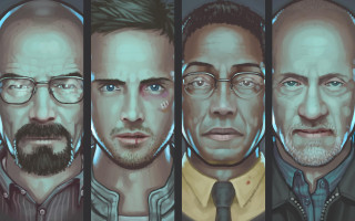 Men glasses beards blue black - game art free wallpaper