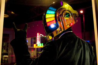 Man space suit colorful helmet - neon free wallpaper