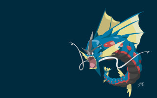 Blue dragon yellow wings red - brom free wallpaper