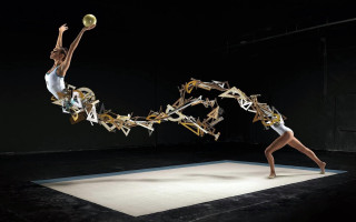 Woman dance ball sculpture kinetic - carol bove free wallpaper