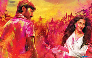 Man woman colorful painting city - a man and woman free wallpaper