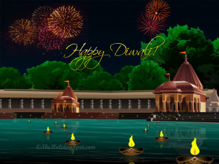 Fireworks display large building background - a fireworks display free wallpaper