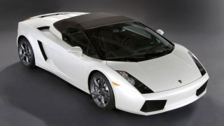 White sports car black top - a black top free wallpaper