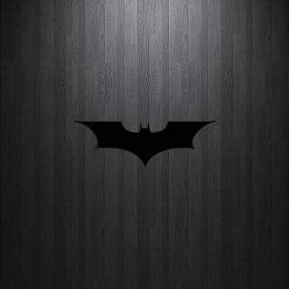 Batman symbol wooden wall light - dark free wallpaper