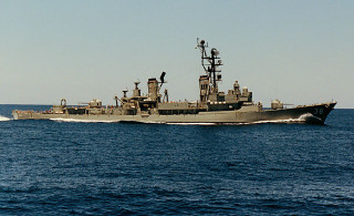 Large boat ocean small boat - a large boat in the middle of the ocean free wallpaper