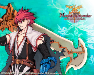 Man pink hair sword case - pink hair holding free wallpaper