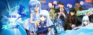 Anime characters blue sky clouds 11 - concept art free wallpaper