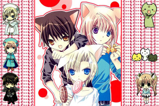 Anime characters expressions group different 13 - different expression free wallpaper