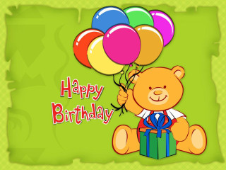 Teddy bear balloons gift box - a teddy bear holding free wallpaper