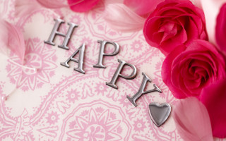 Rose birthday sign heart table - a rose free wallpaper