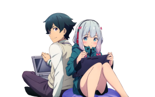 Couple people sitting floor laptop - top of a floor next free wallpaper