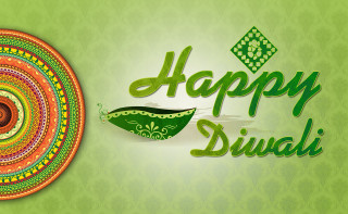 Happy diwali colorful circular design - rich free wallpaper