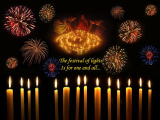 Candle woman fireworks quote celebration - a bunch of fireworks free wallpaper