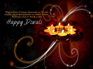 Lit candles dark background swirly 2 - happy free wallpaper