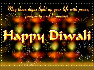 Happy diwali card fireworks message - happy free wallpaper for desktop