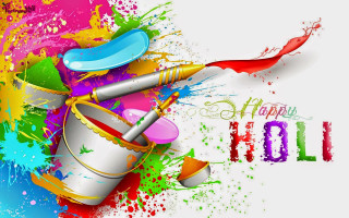 Colorful background paint brush happy - colour free wallpaper
