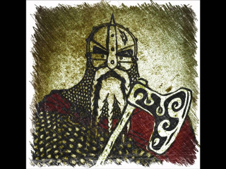 Man mask sword drawing artwork - epic fantasy character art free wallpaper