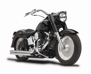 Black motorcycle white background white - airbrush free wallpaper