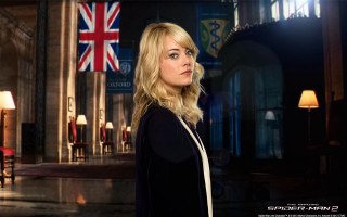 Woman building british flag background - a british flag free wallpaper