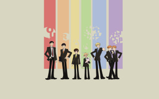 Group people rainbow background stripe - symmetry!! free wallpaper