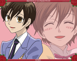 Anime couple rose frame wedding - a cross stitch free wallpaper