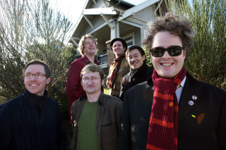 Group people house red scarf - a red scarf free wallpaper