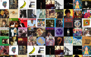Album collage variety covers images - dynamic composition free wallpaper