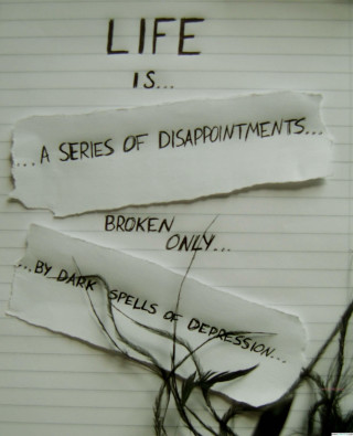 Life series disappointments dark spells - a piece of paper free wallpaper
