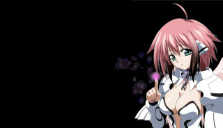 Girl pink hair cell phone 3 - pink hair holding free wallpaper
